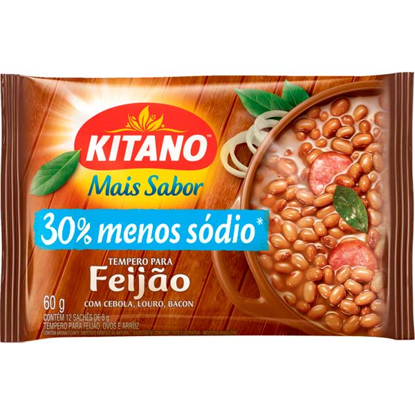 TEMPERO EM PO MAIS SABOR KITANO 60G FEIJAO