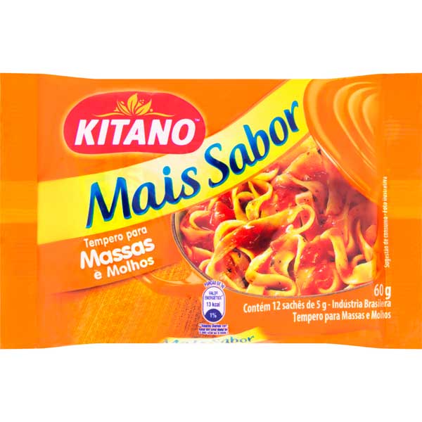 TEMPERO EM PO MAIS SABOR KITANO 60G MASSA