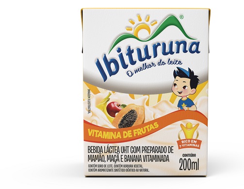 BEBIDA LACTEA IBITURUNA  200ML VITAMINA DE FRUTAS