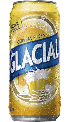 CERVEJA LATAO 473ML GLACIAL PILSEN CERVEJA LATAO 473ML GLACIAL PILSEN