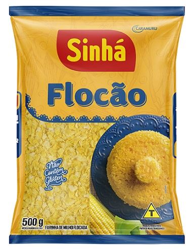 FLOCÃO SINHÁ PRÉ-COZIDO 500G 