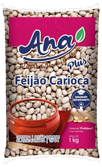 FEIJAO CARIOCA LEITE T1 ANA PLUS 1KG