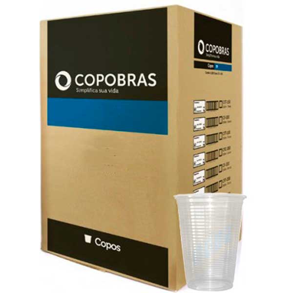 COPO DESCARTÁVEL PP COPOBRAS TRANSPARENTE 50X400ML