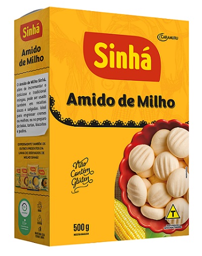 AMIDO DE MILHO SINHÁ CX 500G 