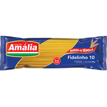 MACARRAO SANTA AMALIA SEMOLA  500G FIDELINHO MACARRAO SANTA AMALIA SEMOLA  500G FIDELINHO