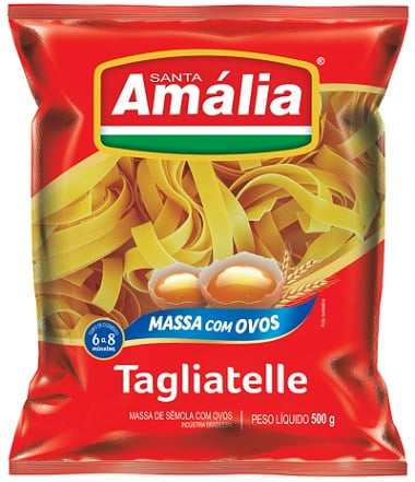 MACARRAO SANTA AMALIA COM OVOS 500G TAGLIATELLE