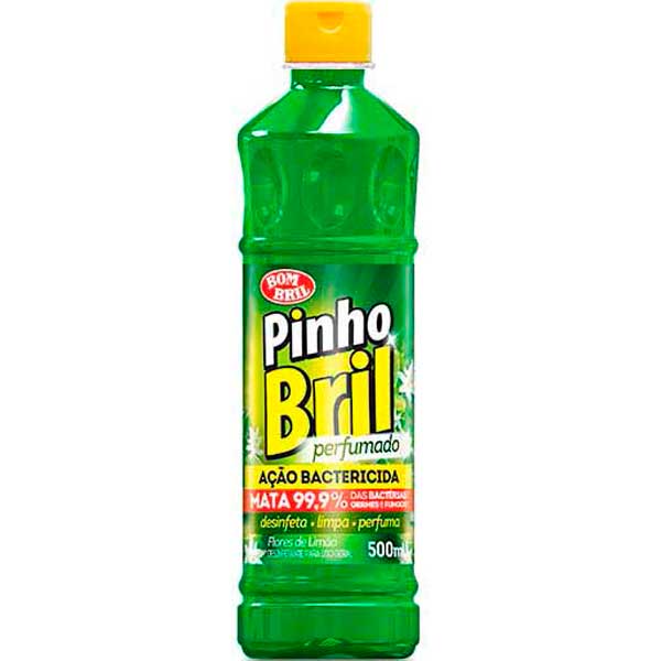 DESINFETANTE PINHO BRIL  500ML FLORES LIMÃO