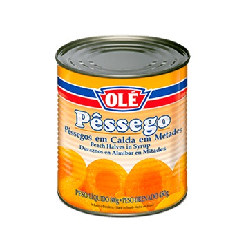 PESSEGO EM CALDA OLE LATA 450G