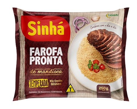 FAROFA PRONTA SINHA 250G TRADICIONAL