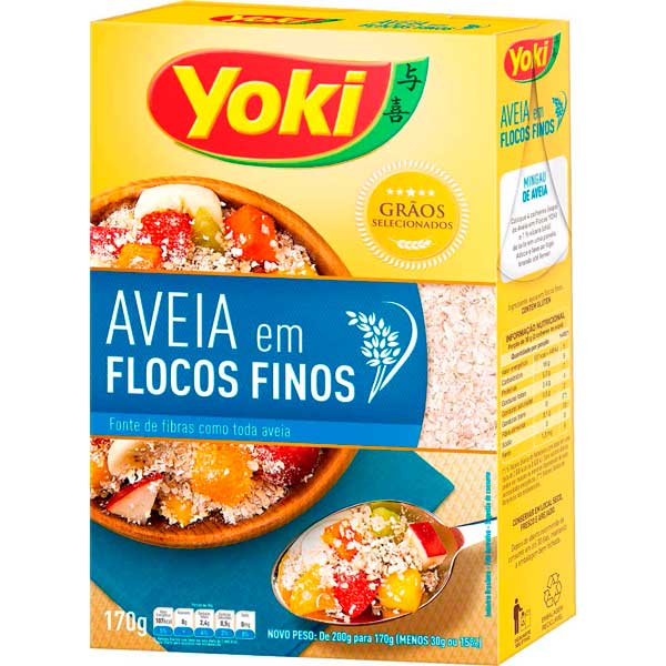 AVEIA YOKI 170G FLOCOS FINOS 