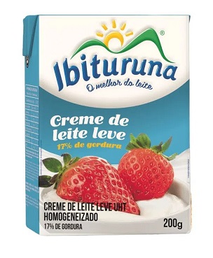CREME DE LEITE TP  200G IBITURUNA 17%G  CREME DE LEITE TP  200G IBITURUNA 17%G