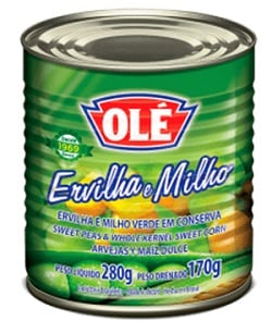 DUETO LATA 170G MILHO/ERVILHA OLE 