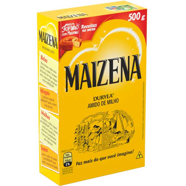 AMIDO DE MILHO MAIZENA CX 500G AMIDO DE MILHO MAIZENA CX 500G