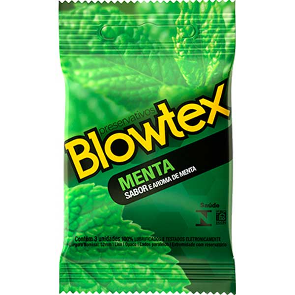 PRESERVATIVO BLOWTEX 3UN MENTA