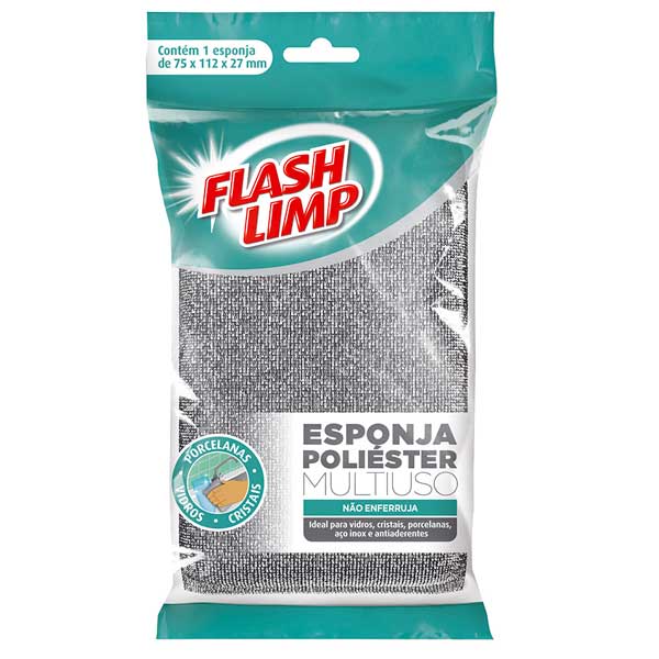 ESPONJA FLASHLIMP MULTI-USO POLIESTER