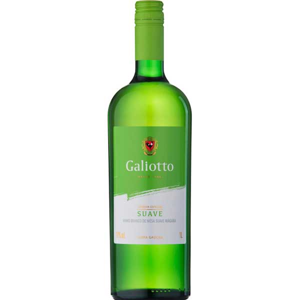 VINHO GALIOTTO 1L BRANCO SUAVE NIAGARA