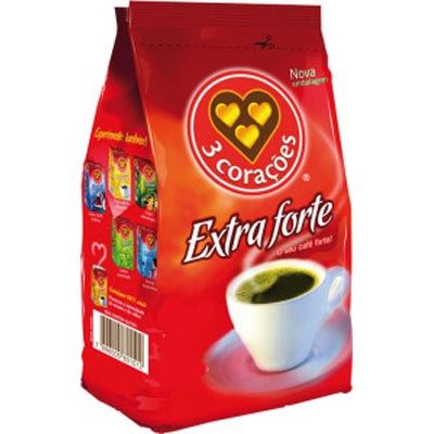 CAFE PO PCT 250G 3 CORACOES EXTRA FORTE