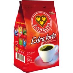 CAFE PO PCT 500G 3 CORACOES EXTRA FORTE