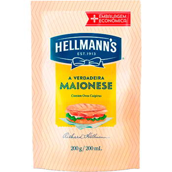 MAIONESE HELLMANN'S DOY PACK 200G