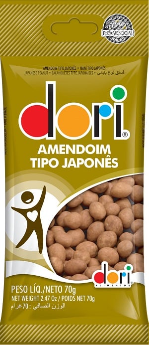 AMENDOIM 70G DORI TIPO JAPONES