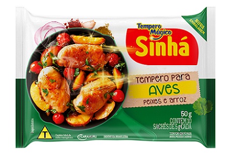 TEMPERO EM PO SINHA 50G AVES 