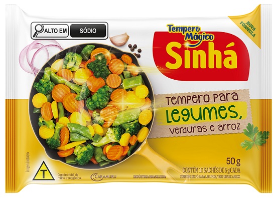 TEMPERO EM PO SINHA 50G LEGUMES 