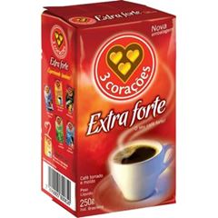 CAFE PO VACUO 250G 3 CORACOES EXT FORTE