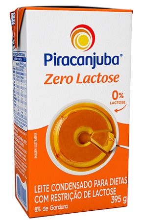 LEITE CONDENSADO ZERO LACTOSE PIRACANJUBA TP 395G