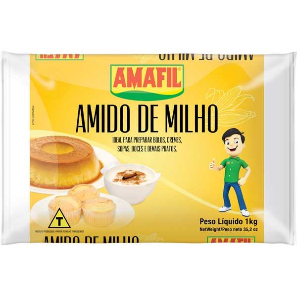 AMIDO DE MILHO AMAFIL 1KG PLÁSTICO