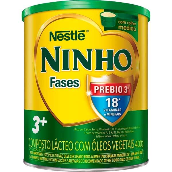 COMPOSTO LACTEO LT NINHO FASES+3 400G