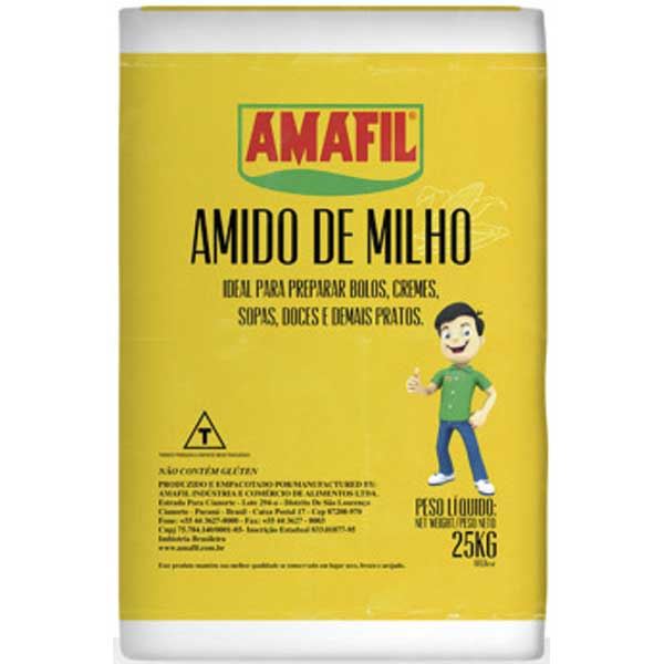 AMIDO DE MILHO AMAFIL 25KG PAPEL