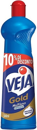 LIMPADOR MULTI USO VEJA GOLD 500ML AZUL 