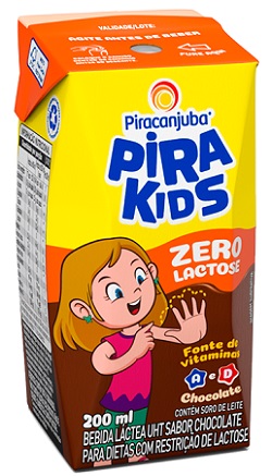 BEBIDA LACTEA PIRAKIDS  200ML ZERO LACTOSE ACHOCOLATADO