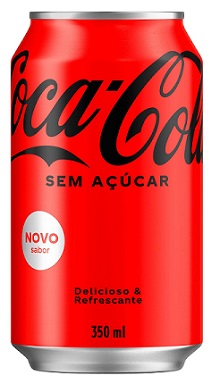 REFRIGERANTE LATA 350ML COCA COLA ZERO