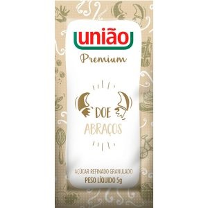 AÇÚCAR REFINADO UNIÃO SACHÊ 400X5G AÇÚCAR REFINADO UNIÃO SACHÊ 400X5G