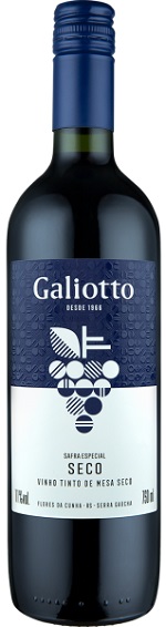 VINHO GALIOTTO 750ML TINTO SECO