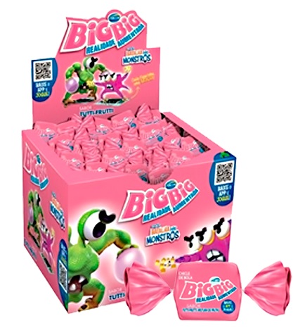 CHICLE BIG BIG TUTTI FRUTTI 315G C/100