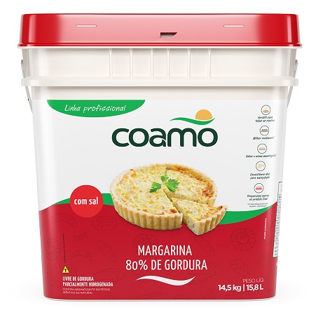 MARGARINA BALDE 14.5KG COAMO 80% LIP