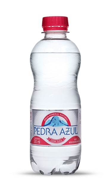 ÁGUA MINERAL PEDRA AZUL COM GAS  510ML