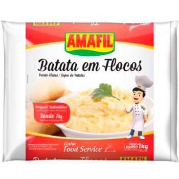 PURE EM FLOCOS  DE BATATA 1KG AMAFIL