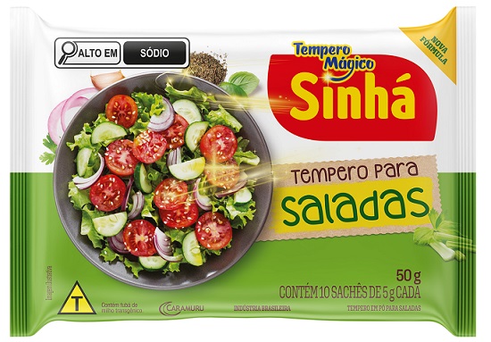 TEMPERO EM  PO SINHA 50G SALADAS 