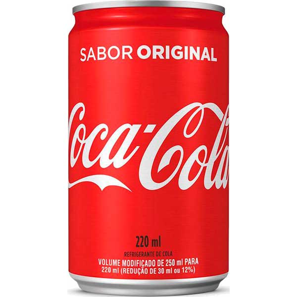 REFRIGERANTE LATA 220ML COCA COLA