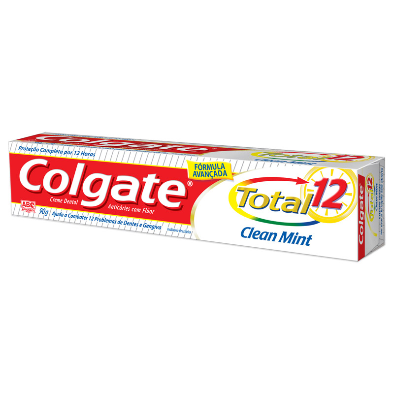 CREME DENTAL COLGATE TOTAL 12  90G CLEAN MINT L12 PG10