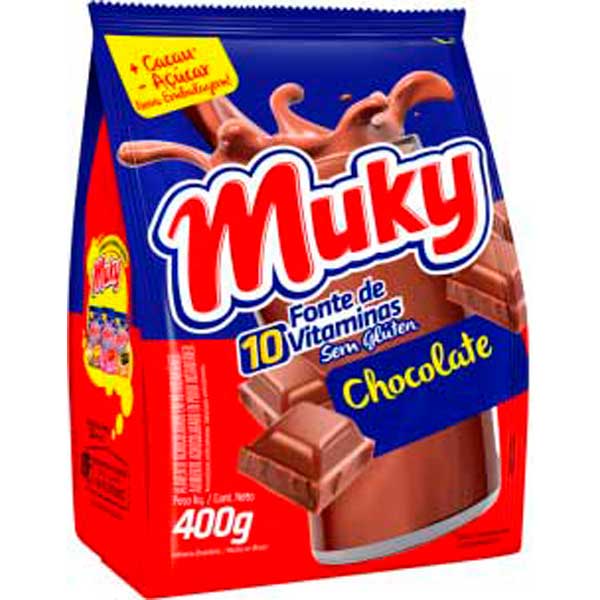 ACHOCOLATADO EM PÓ MUKY PACOTE  400G