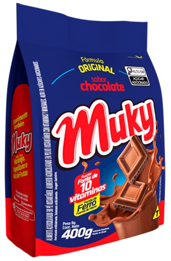 ACHOCOLATADO EM PÓ MUKY PACOTE  400G ACHOCOLATADO EM PÓ MUKY PACOTE  400G