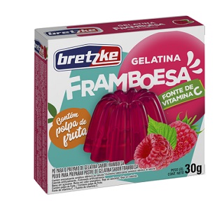 GELATINA BRETZKE  30G FRAMBOESA 