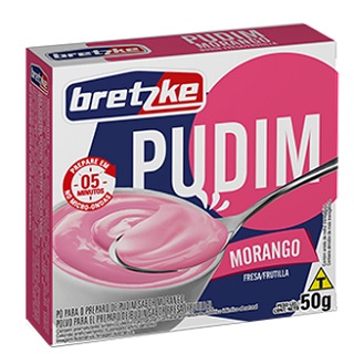 PUDIM BRETZKE 50G MORANGO