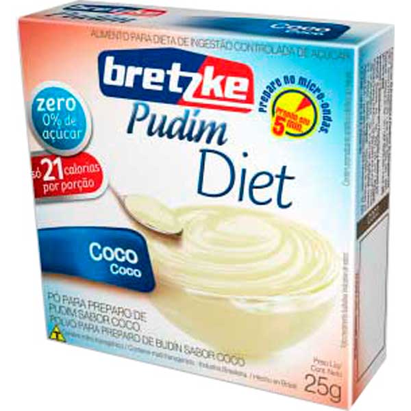 PUDIM DIET BRETZKE 25G COCO