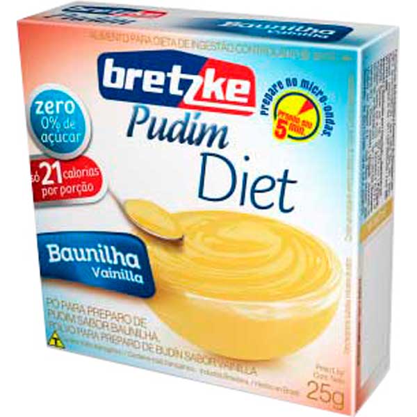 PUDIM DIET BRETZKE 25G BAUNILHA