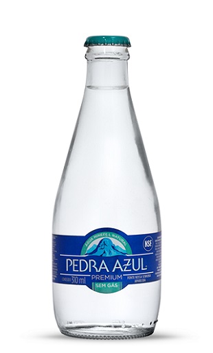 ÁGUA MINERAL PEDRA AZUL NATURAL   300ML VIDRO